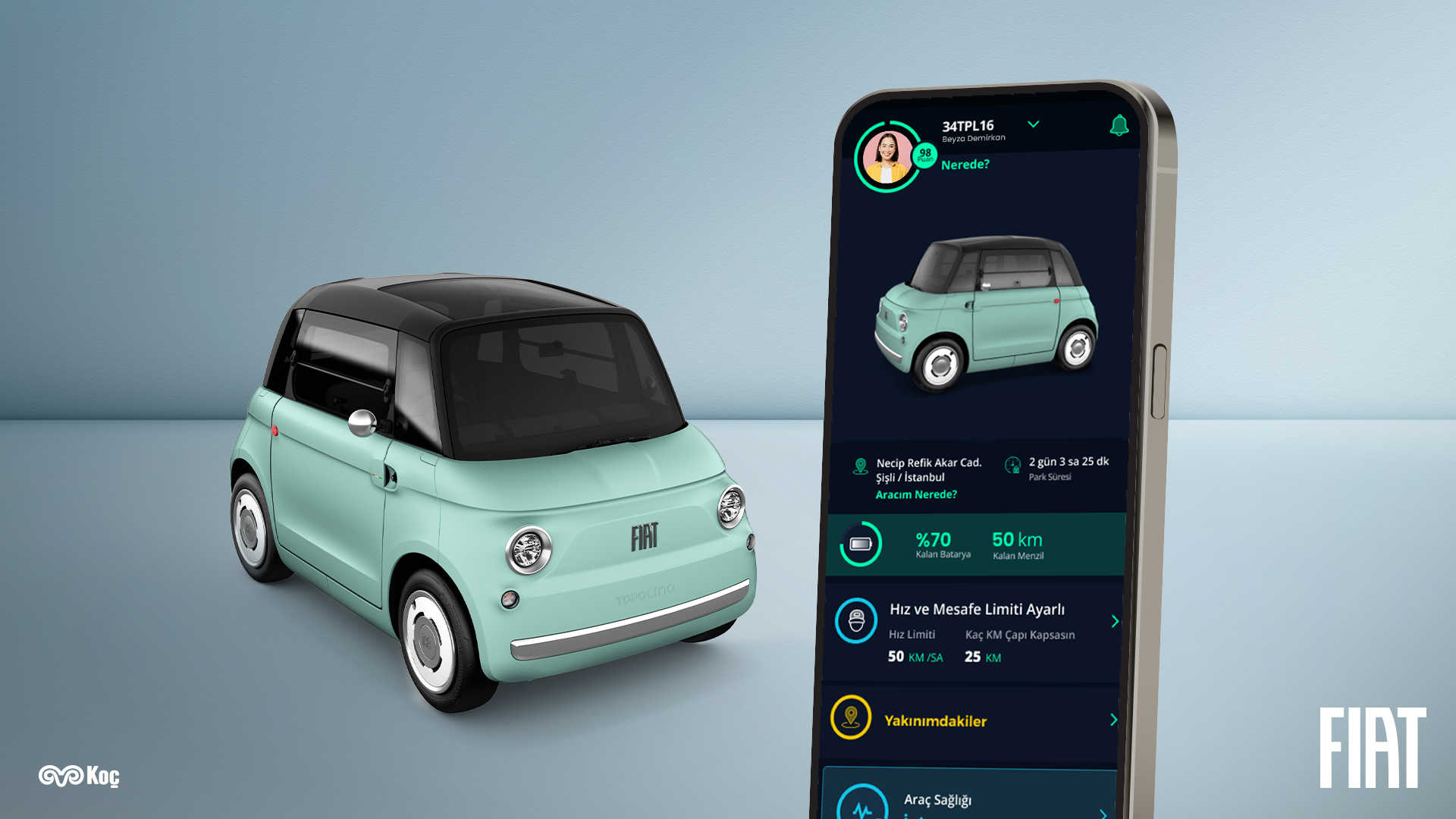 Topolino Fiat Connect ile uyumlu oldu