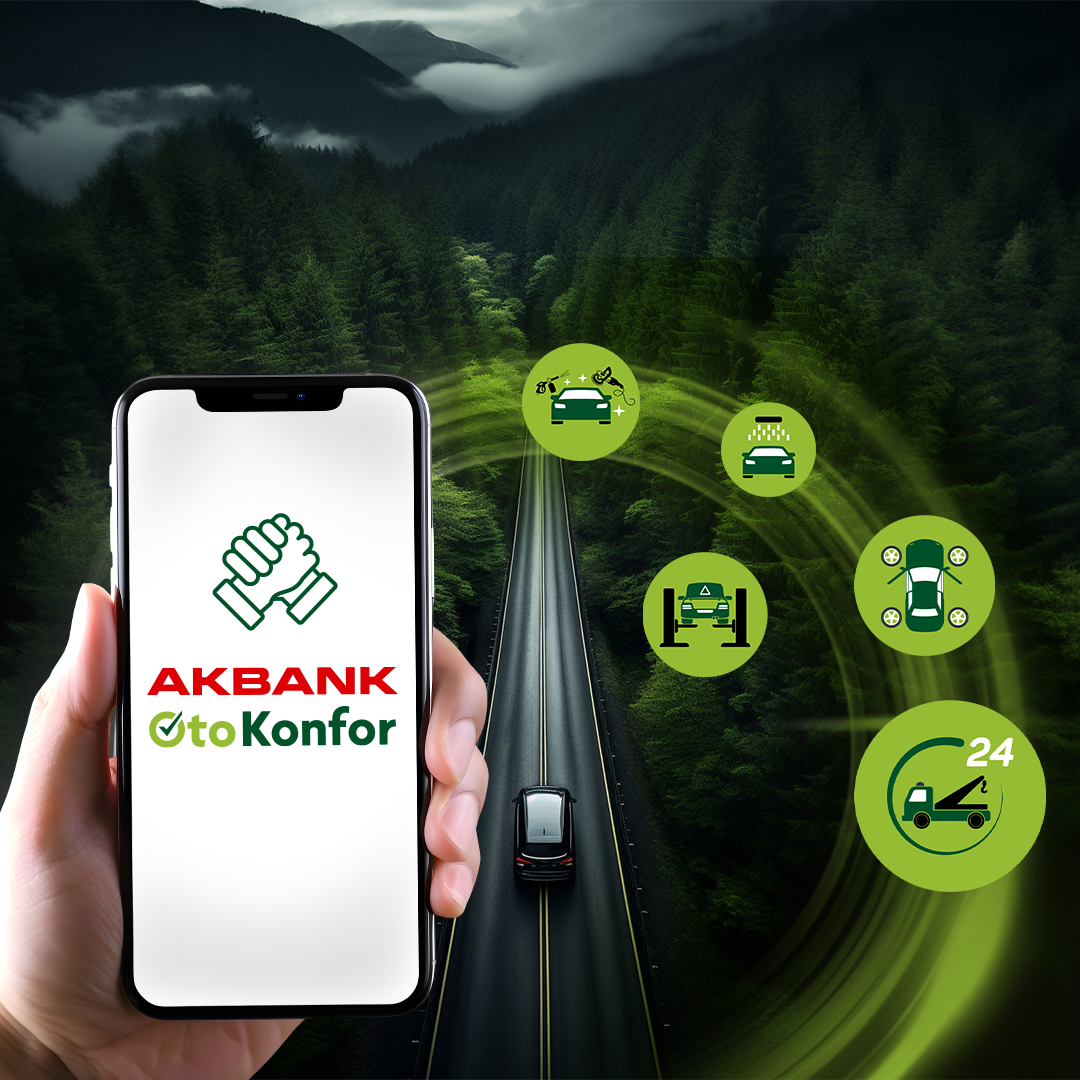 OtoKonfor Akbank Mobil’de